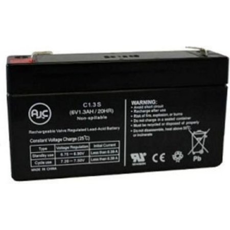 BATTERY CLERK UPS Battery, UPS, 6V DC, 1.3 Ah, Cabling, F1 Terminal GE-60914